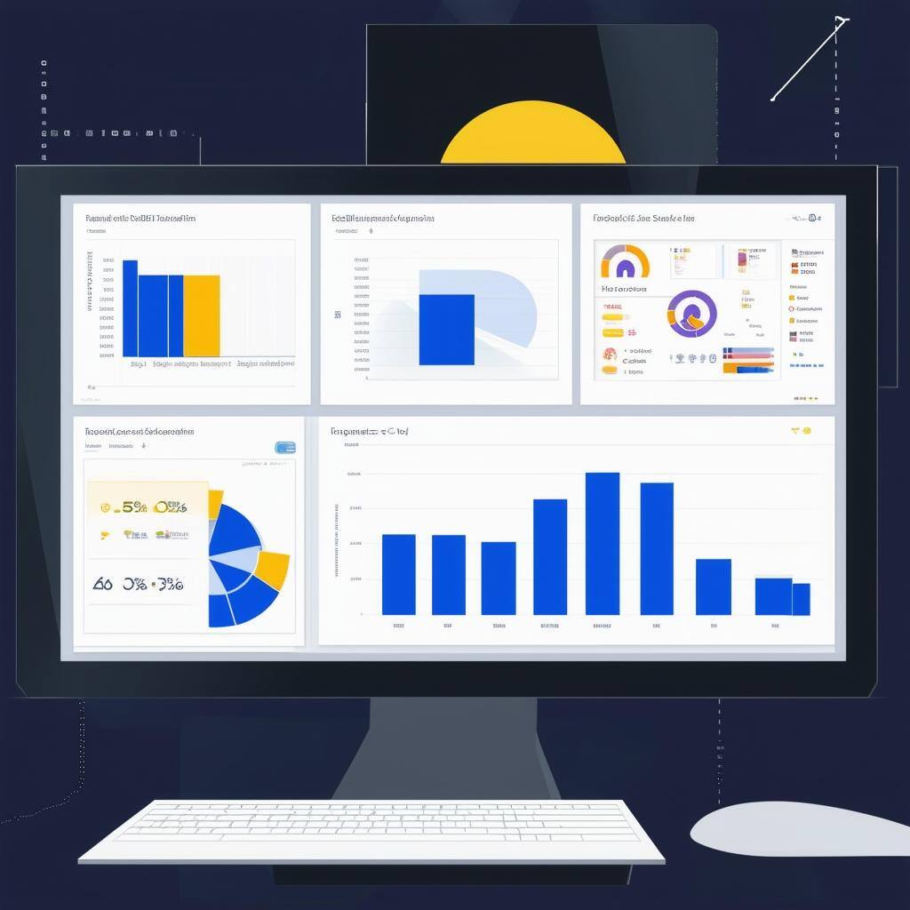 A screenshot or illustration of PowerBI dashboards e
